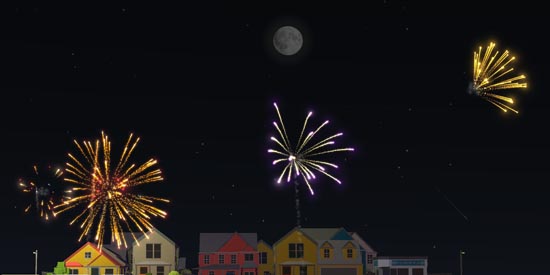 大型烟花模拟器