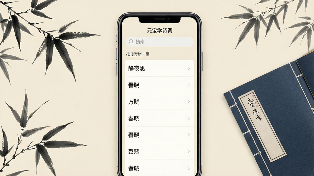元宝学诗词-诗词学习助手